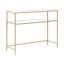 Ossett 100cm Glass Top Console Table