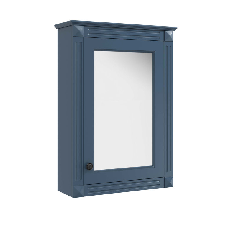Armoire de rangement de salle de bain murale 20 "avec miroir, armoire à pharmacie avec tablette réglable en hauteur, armoire de rangement au-dessus de la toilette