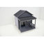 Grande niche pour chien avec balcon