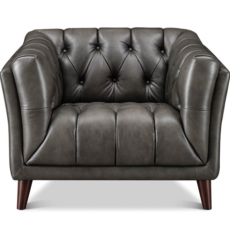 Chaise en cuir Kalme