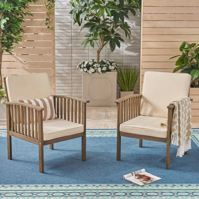 Ensemble de 2 fauteuils club Acacia Mp2