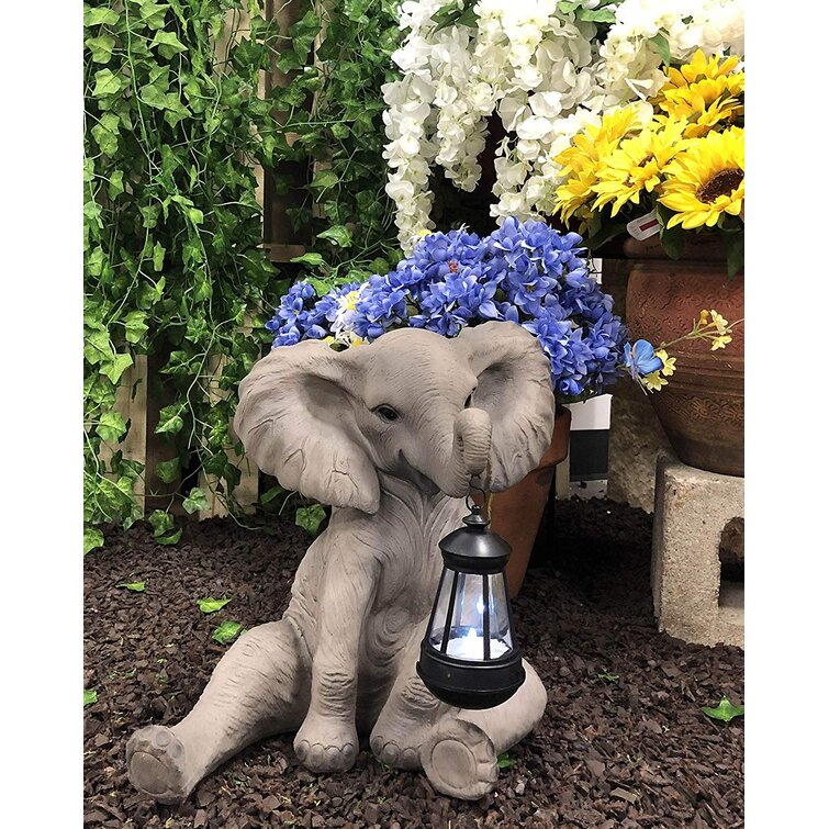 Norb Elephant Animals Plastic Garden Statue