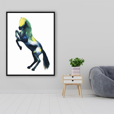 Greeting Horse Print On Canvas