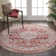 Tapis rouge / beige Lowndes