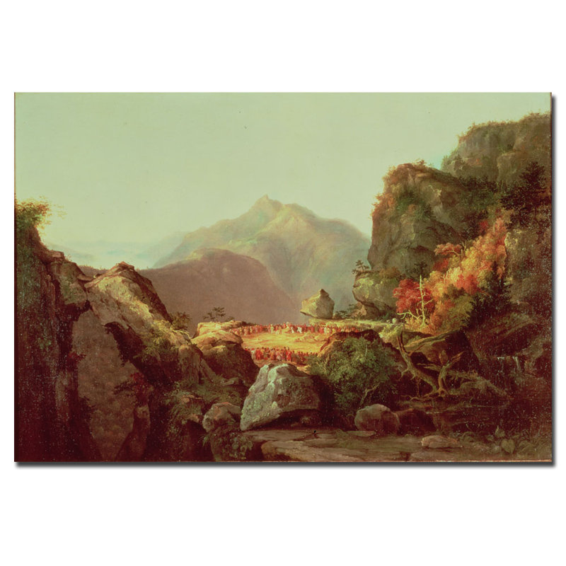 "The Last of the Mohicans" by James Cooper Painting Print on Wrapped Canvas