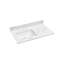 Plateau de meuble-lavabo simple 37 po avec lavabo