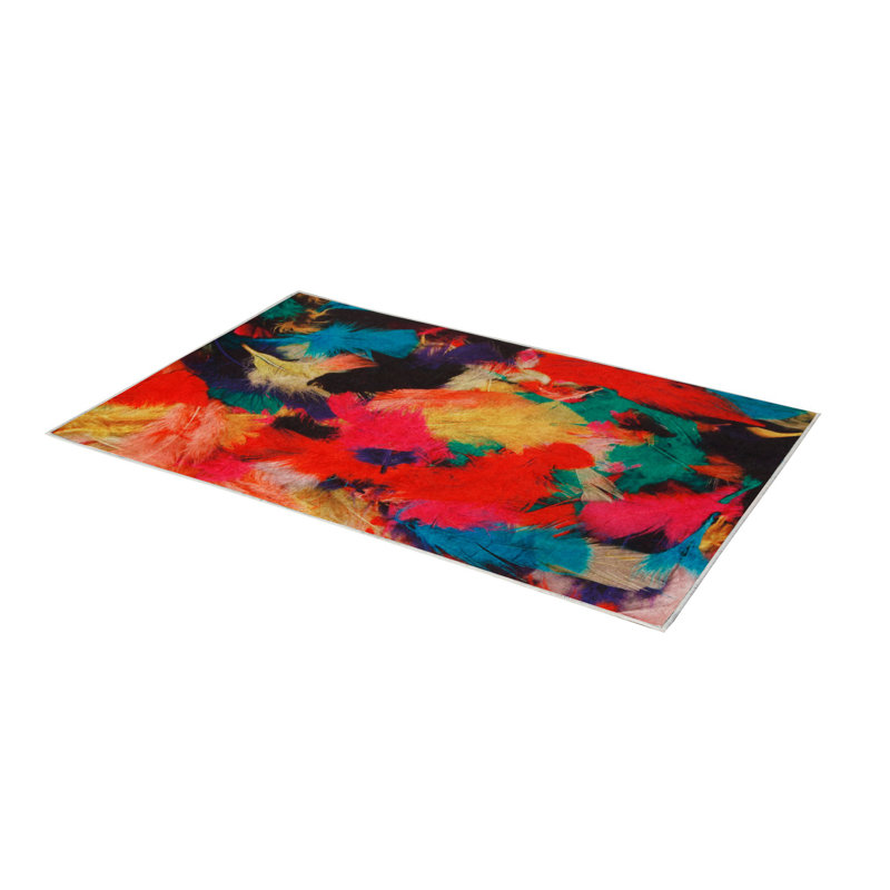 Abstract Indoor Rug, Rectangle 3'11" x 5'11"