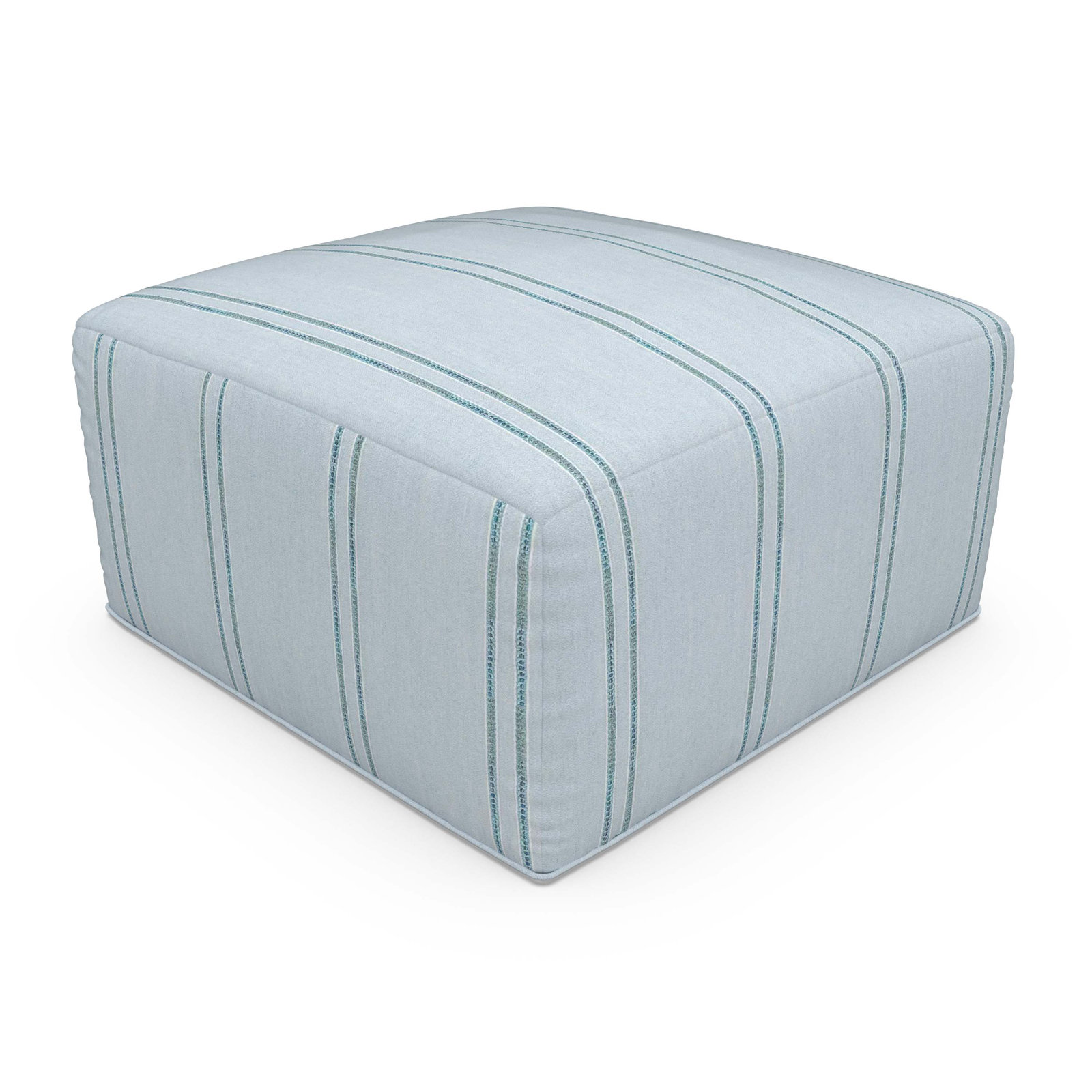 Eliana  Outdoor Ottoman, Wayward Sky