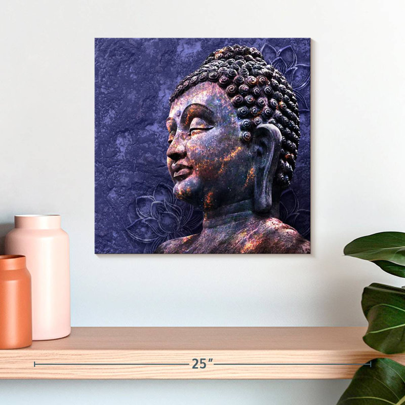 Javetta Lord Buddha Head, 16" H x 16" W