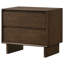 Table de chevet 2 tiroirs Hemlock
