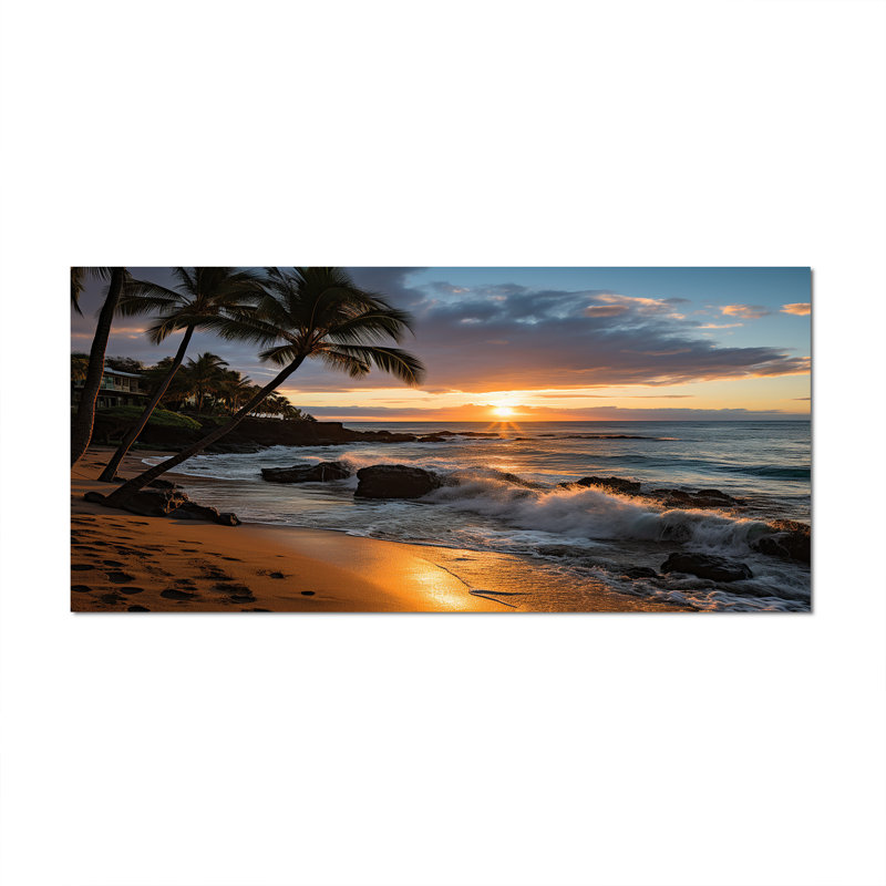 Aloha Tropical Dreamscape I, Wrapped Canvas, 28" H x 60" W x 1.5" D