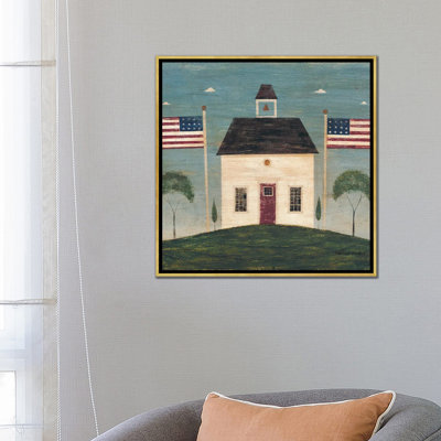 School House - Framed Wall Art Print