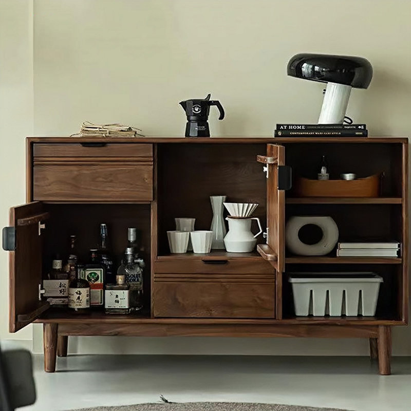 Dining room sideboard multi-functional locker
