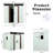 6Ft X 5Ft Outdoor Metal Storage Shed In White, Galvanized Iron Construction And Foundation, Panels, Sliding Door With Lock, Transparent Panel For Better Illumination, Easy Assembly Directions White-126021902