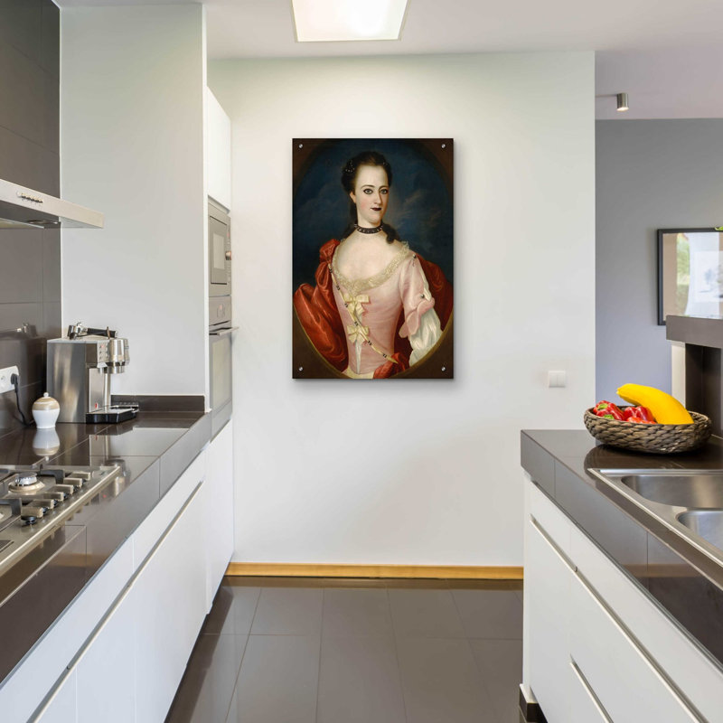 «Gothic Jane I» par Grace Popp, art mural en verre acrylique, H 36 po x l 24 po x P 0,2 po