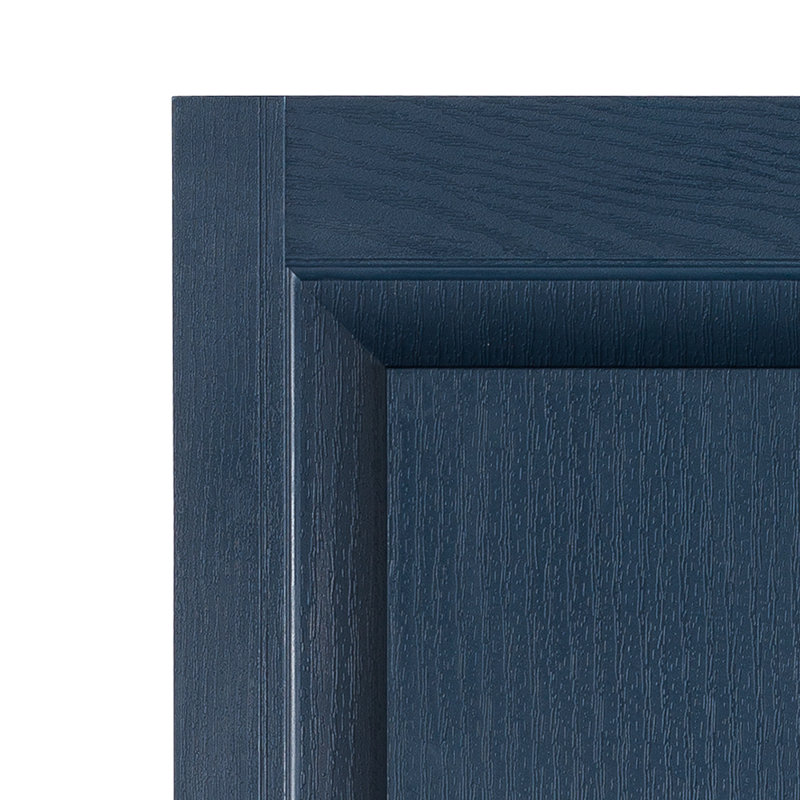 Premier Raised Panel Shutters, Bedford Blue, 39"