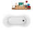 62.2'' x 30.7'' Soaking Acrylic Bathtub-1176935242-1176935239