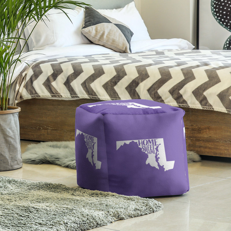 Repose-pieds à cubes maryland the home, Mauve