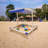 DD Home 45" x 45" Solid Wood Square Sandbox with Cover