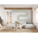 Décalcomanie murale minimaliste arche, décalcomanies festonnée, décalque de décoration murale Boho, chambre de bébé Boho, demi-mur festonné, décalque mural arche, décalque de bordure 563RS