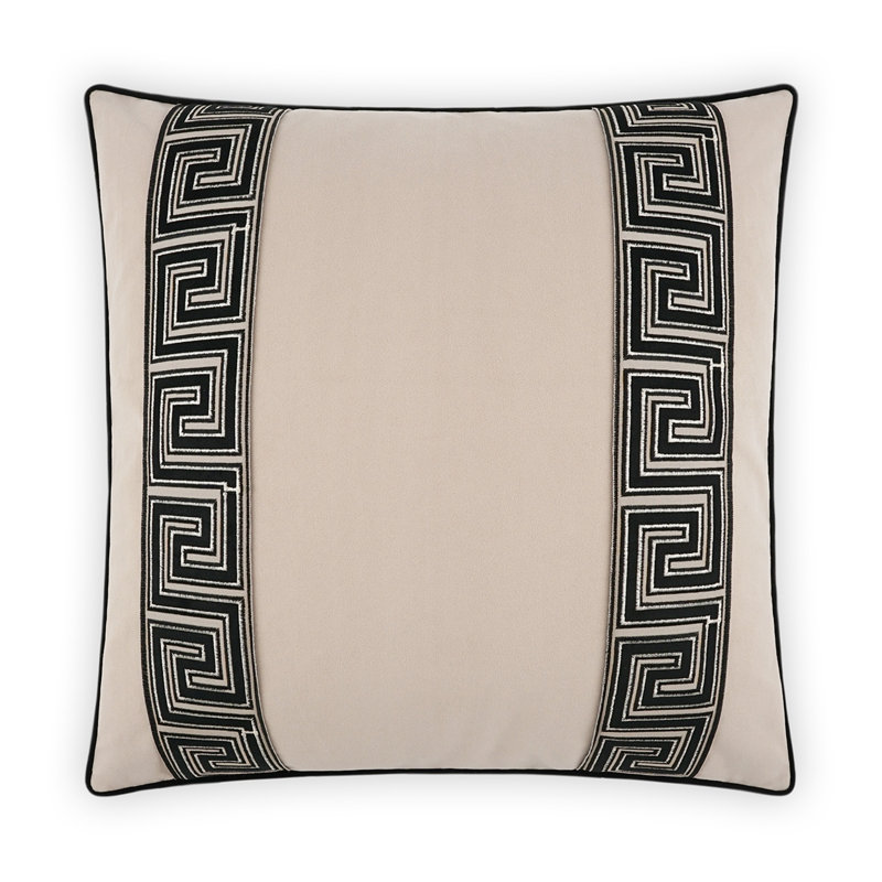 Coussin décoratif Fontanelle, Ébène, Square 20"