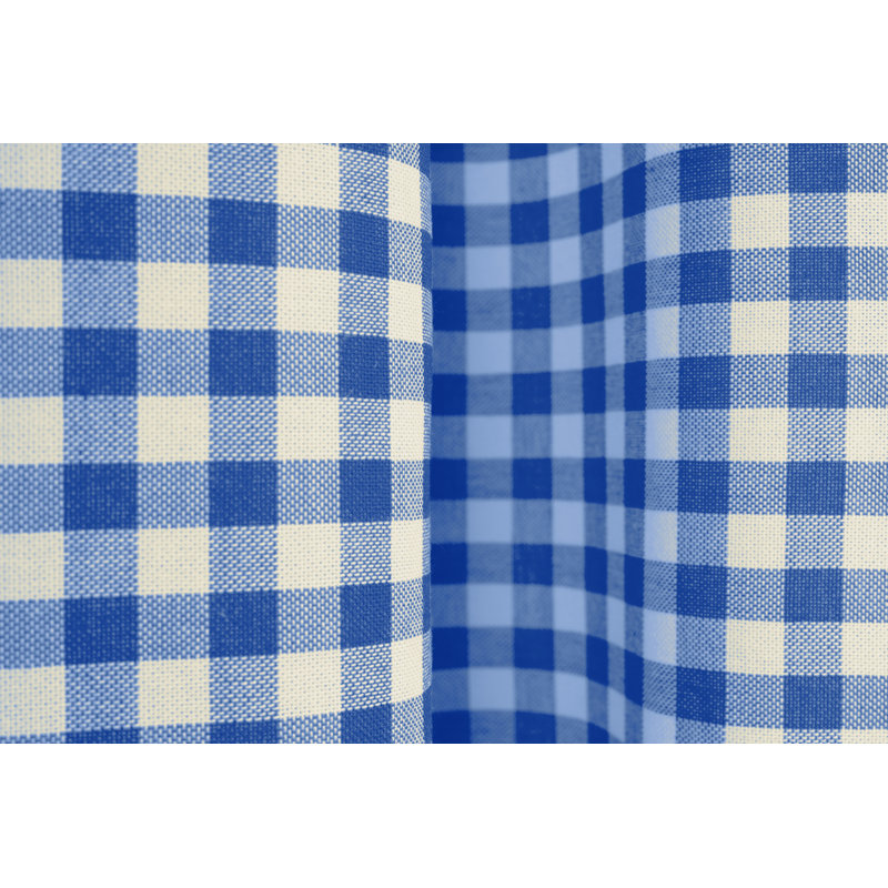 Montilly Room Darkening Curtain Pair, 115 W x 200 D cm, Blue/White
