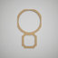 Panneaux muraux décoratifs en bois Hemingway, grand, l 38 po x H 23 3/8 po x T 3/8 po, chêne blanc