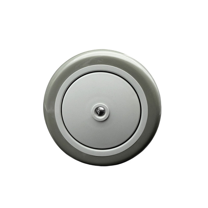 Polyuréthane sur roulettes en polyoléfine, gris