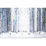 City Scene Print by Ekaterina Ermilkina