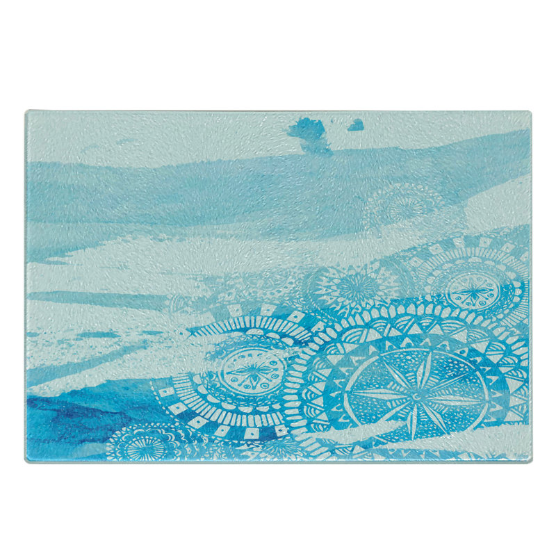 Planche à découper en verre trempé Ambesonne