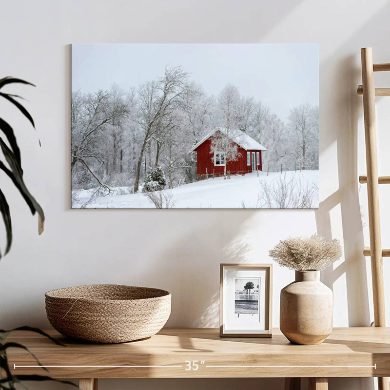 Lilie Falun Red Barn, 16" H x 24" W