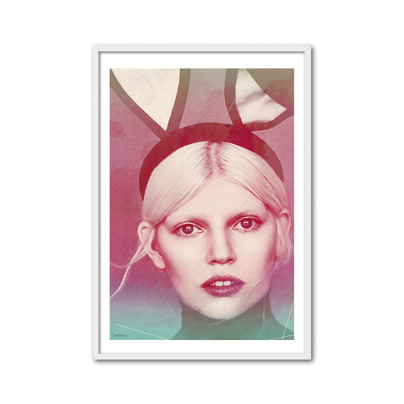 Ola Rudnicka - Single Picture Frame Painting, 62cm H x 42cm W x 3cm D