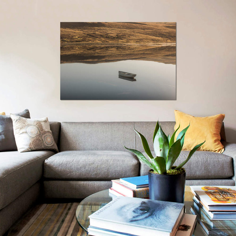 «Écosse III» par Daniel Kordan, reproduction sur toile tendue, H 18 po x l 26 po x P 1,5 po, Toile tendue, Pas de tapis
