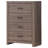 Brantford 4-Drawer Bedroom Chest Barrel Oak-107079425