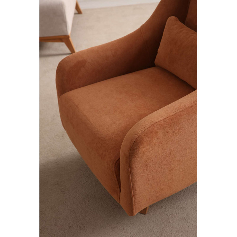 Fauteuil à oreilles, Brun