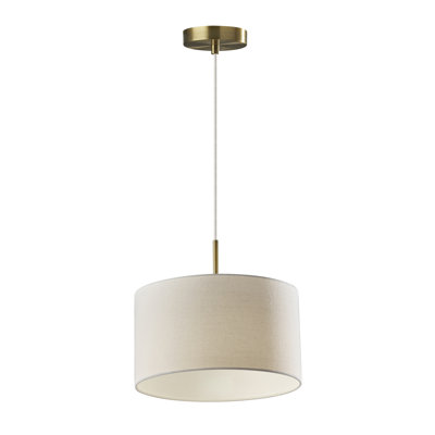Finley 1 - Light Antique Brass Single Pendant
