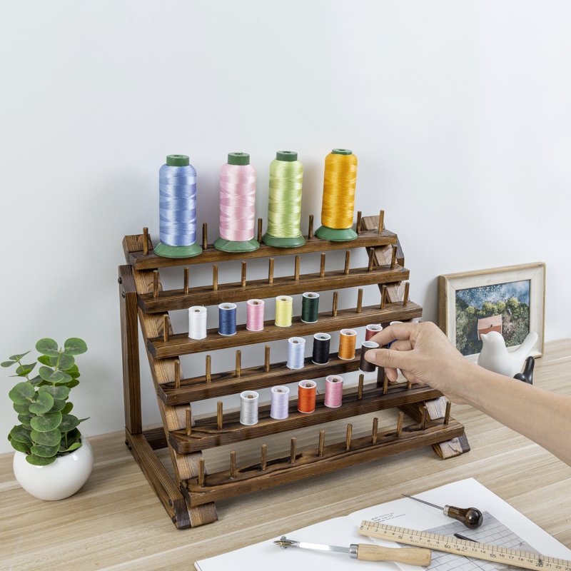 60-Spool Sewing Yarn Storage Sewing Kit