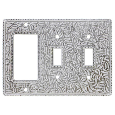 San Michele 3-Gang Toggle Light Switch/Rocker Combination Wall Plate