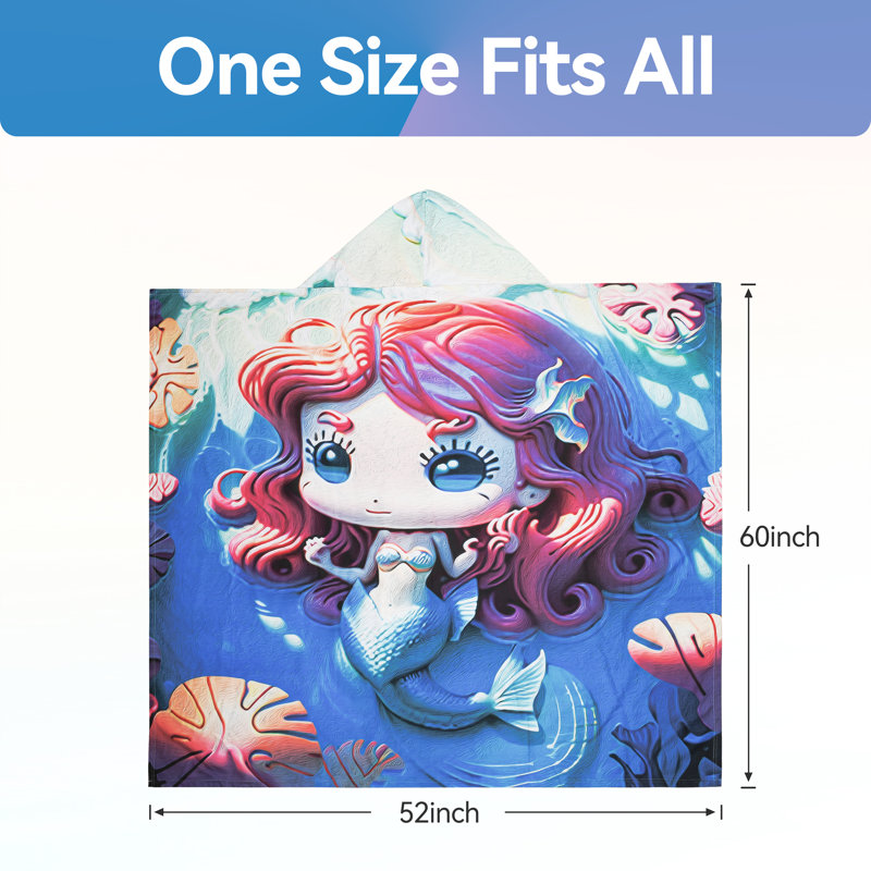 Serviette de plage East Urban Home Shark