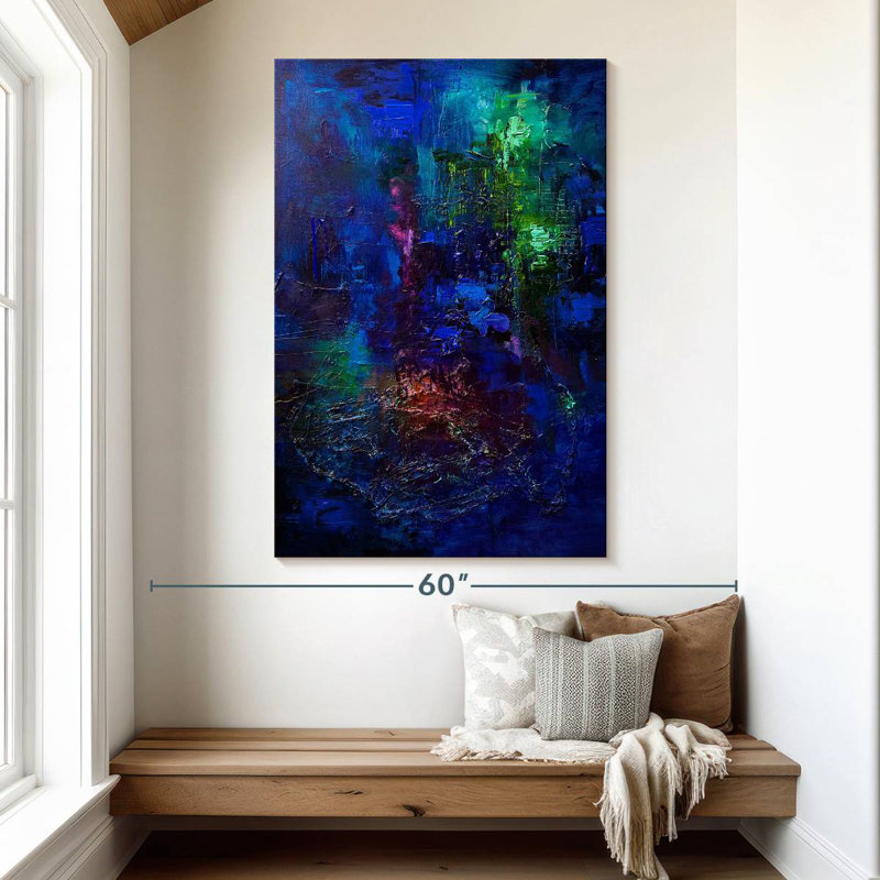 Avery Blue II, 51" H x 34" W
