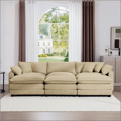 Canapé surdimensionné à coussin modulaire