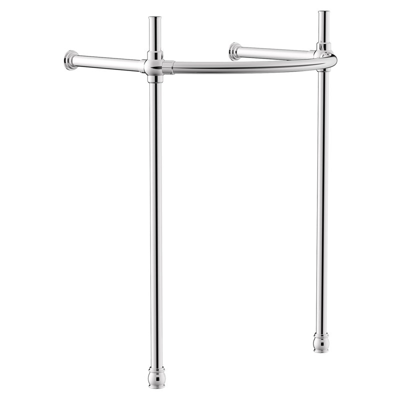 DXV St. George Console Legs Only, Polished Chrome