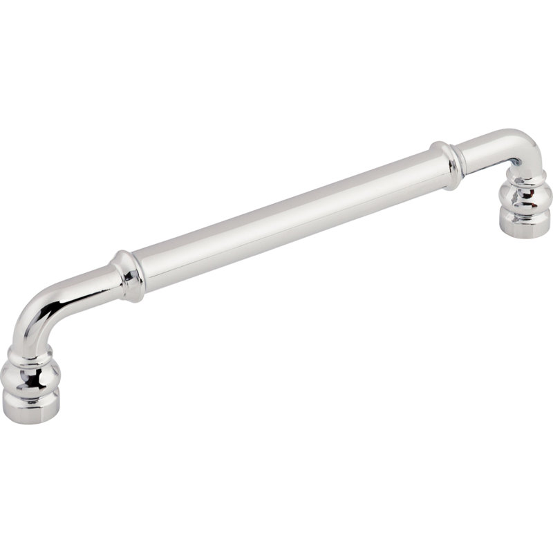 Brixton 12" Center to Center Bar Pull, Polished Chrome, 6 5/16" Center to Center