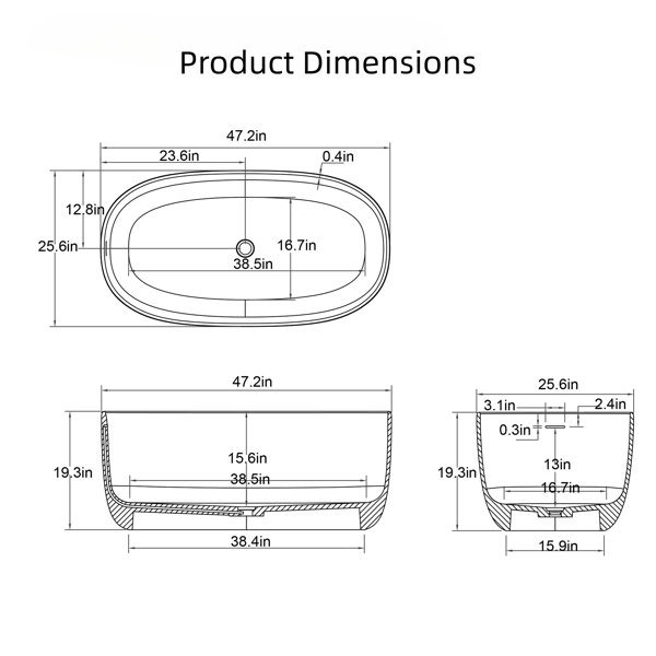 Dimensions du produit
