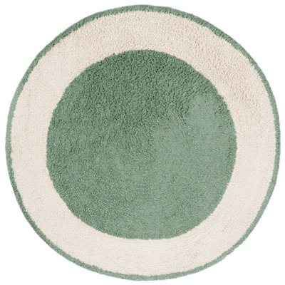 Tapis ivoire / vert Easy Care 220
