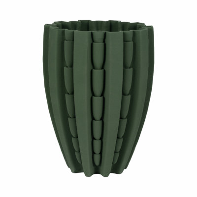 Lakeland 3D Printed Vase, Green