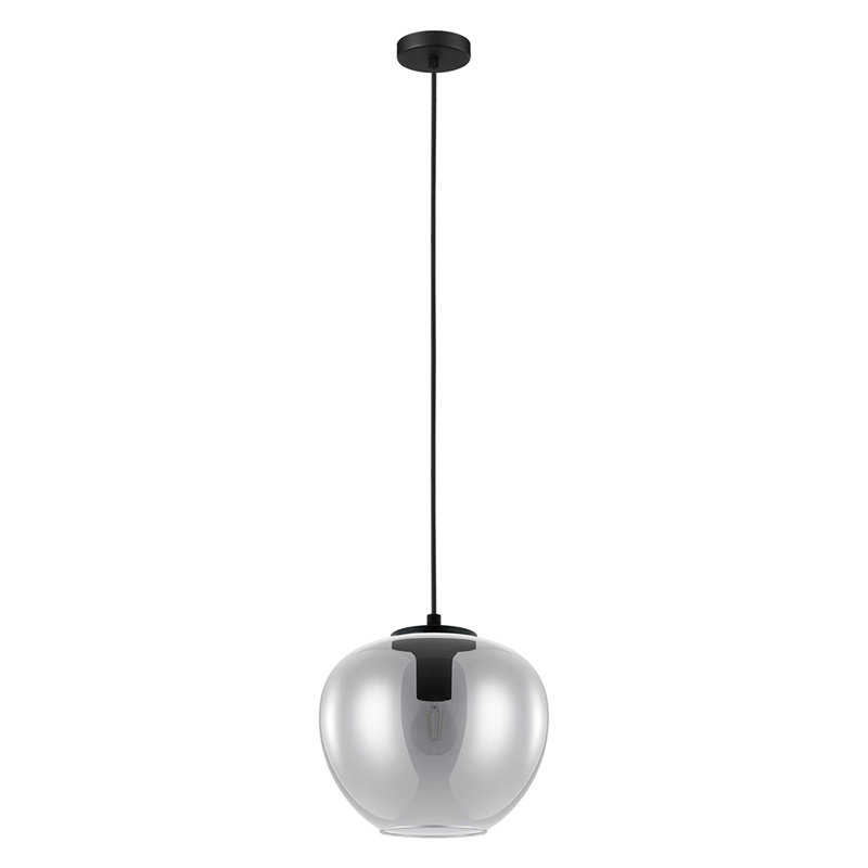 Babs Single Light Glass Pendant, 82.5" H x 11.42" W x 11.42" D