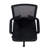 Ergonomic Breathable Mesh Chair For Work, Lumbar Support, Minimalist Look, 20.53 Lb Weight Comfortable Mid - Back Office Chair, Weight, Black