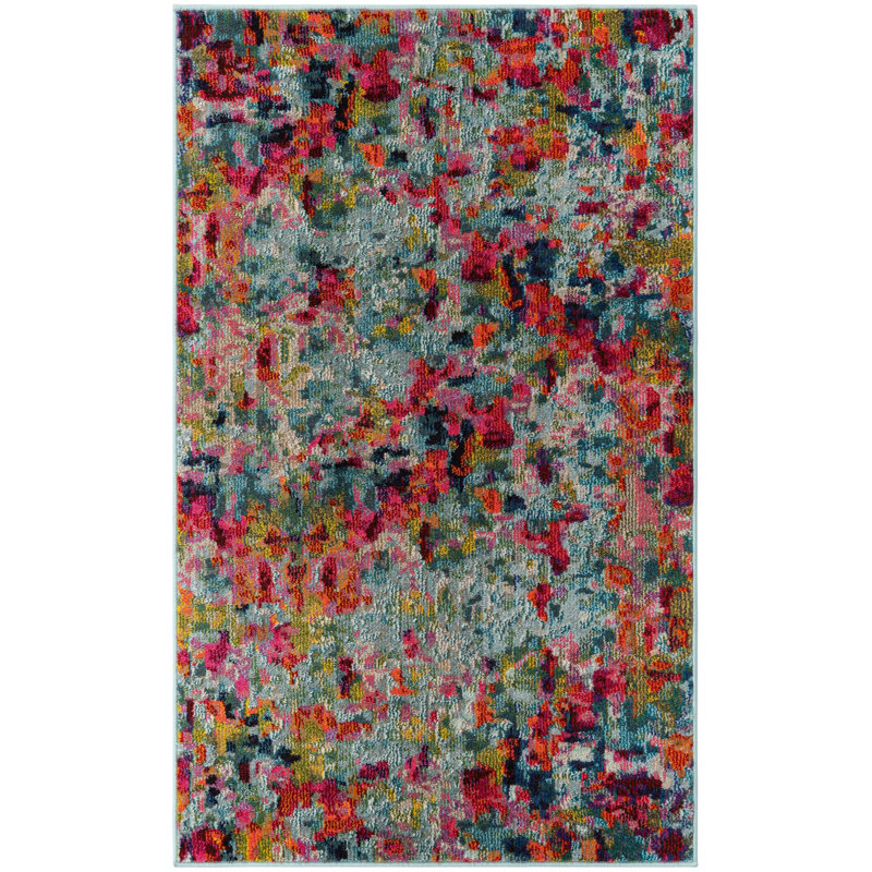 Prismatic Abstract Indoor Rug, Rectangle 3'3" x 5'3"