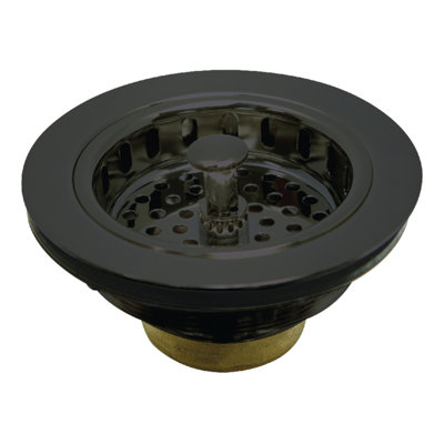 Kingston Brass Made To Match 3-1/2 Inch Kitchen Sink Basket Strainer Only